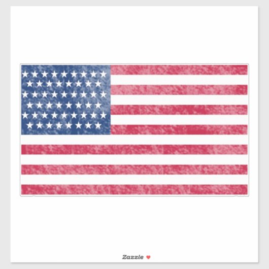 American flag sticker (Vel)