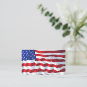 American Flag Visitekaartje Design (Staand voorkant)