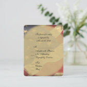 American Flag Wedding RSVP avec choix de menu (Debout devant)