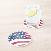 AMERICAN FLAG ZANDSTEEN ONDERZETTER (Zijkant)