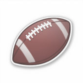 American Football Ball Sticker (Voorkant)