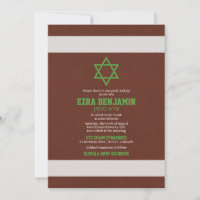 American Football Bar Mitzvah Uitnodiging