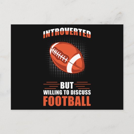 American Football Briefkaart (Voorkant)