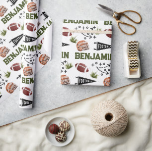 American Football Cadeaupapier