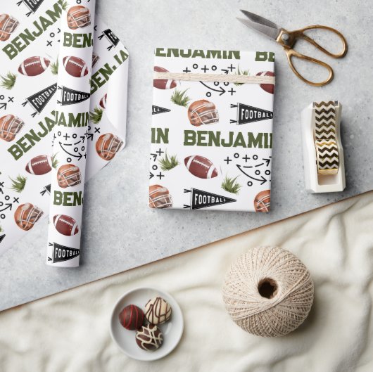 American Football Cadeaupapier (Crafts)