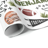 American Football Cadeaupapier (Rol Hoek)
