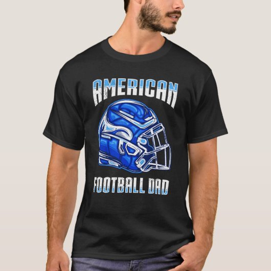 American Football Dad Quaterback Kicker For Men Wo T-shirt (Voorkant)