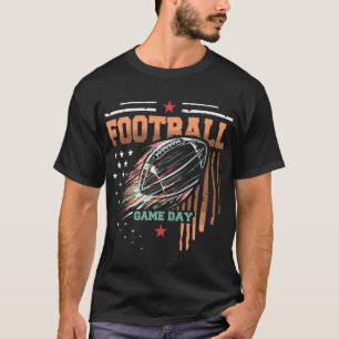 American Football Emblem – Voetballer Liga T-shirt