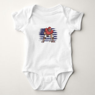 American Football Fan Jersey Shirt USA Vlag