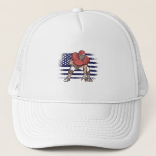 American Football Fan Jersey Shirt USA Vlag Trucker Pet