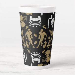 American Football Fan Latte Mok