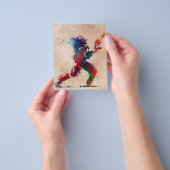 American football flyer (Hand)