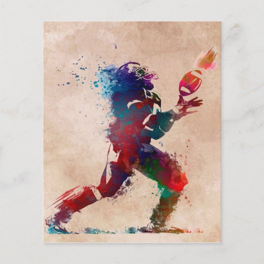 American football flyer (Voorkant)