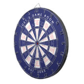 American Football Game Room met vaste datum Dartbord (Voorkant Rechts)