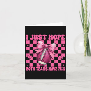 American Football Girl Mom Ik hoop gewoon dat beid Kaart