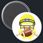 American Football Gnomes Circle Magnet<br><div class="desc">American Football Gnomes Funny Gift Circle Magnet Classic Collection.</div>