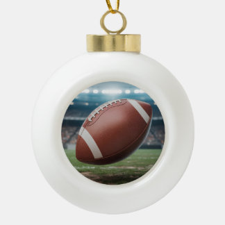 American Football Keramische Bal Ornament