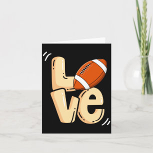 American Football Liefde Valentijnsdag Rugby Srts  Kaart