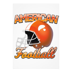 American Football-logo Foto Afdruk