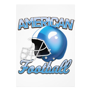American Football-logo Foto Afdruk