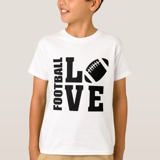 American Football Love T-shirt (Voorkant)