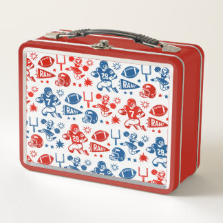 American Football Patroon Metalen Lunchbox