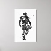 American Football Player Canvas Afdruk (Voorkant)