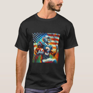American football Player T-shirt