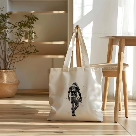 American Football Player Tote Bag