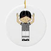 American Football Referee Ornament (Achterkant)