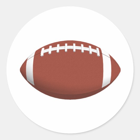 American Football! Ronde Sticker (Voorkant)