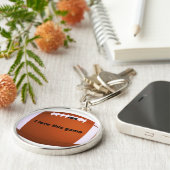 American football sleutelhanger (Zijkant)