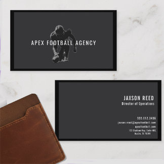 American Football Sports Management-modern Visitekaartje