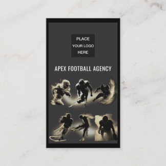 American Football Sports Management-Sepia Visitekaartje