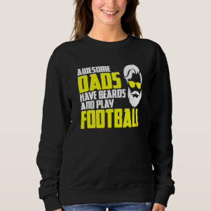 American Football Spreuk Vaderdag Baard Voetbal Trui