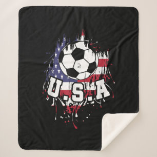 American Football USA Sherpa Deken