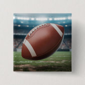 American Football Vierkante Button 5,1 Cm (Voorkant)