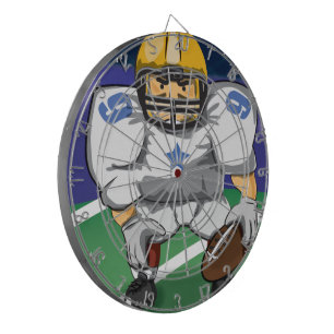 American footballspeler dartbord