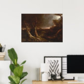 American Forest - Thomas Cole Fine Art Poster (Bureau à domicile)