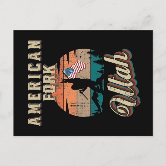 American Fork Utah Briefkaart (Voorkant)