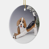 American Foxhound Ceramic Ornament (Rechts)