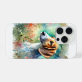 American Foxhound in Watercolor 200624AREF103 - Wa (Verso Horizontal)