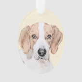 American Foxhound Painting - Joli art original chi (devant)