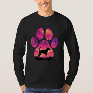 American Foxhound Paw Mam Dad Dog Women Mannen T-shirt