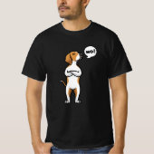 American Foxhound Stubborn Dog T-shirt (Voorkant)
