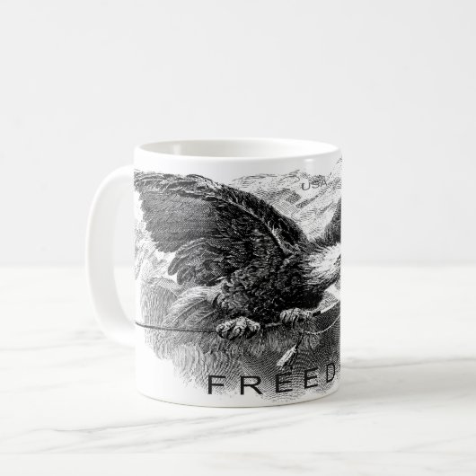 American FREEDOM Coffee Mug (Devant gauche)