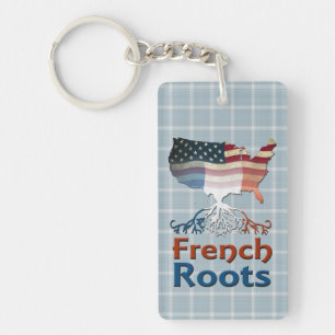 American French Roots Keyring Sleutelhanger