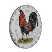 American Game BB Black Red Rooster Dartbord (Voorkant Links)