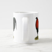 American Game BB Black Red Rooster Extra Grote Beker (Achterkant)