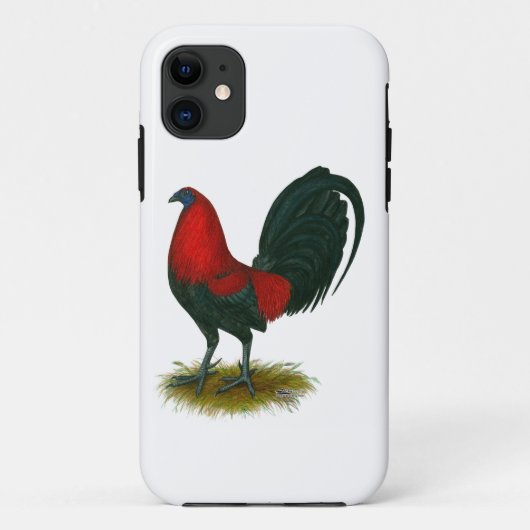 American Gamecock:  Bruin Rood Case-Mate iPhone Case (Achterkant)